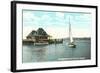 Sailboat, Yacht Club, Burlington, Vermont-null-Framed Art Print