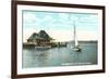 Sailboat, Yacht Club, Burlington, Vermont-null-Framed Premium Giclee Print