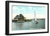 Sailboat, Yacht Club, Burlington, Vermont-null-Framed Art Print