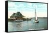 Sailboat, Yacht Club, Burlington, Vermont-null-Framed Stretched Canvas