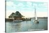 Sailboat, Yacht Club, Burlington, Vermont-null-Stretched Canvas