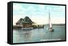 Sailboat, Yacht Club, Burlington, Vermont-null-Framed Stretched Canvas