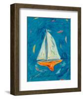 Sailboat-Cynthia Hudson-Framed Art Print