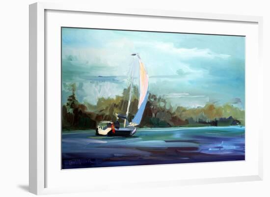 Sailboat-Carol Hallock-Framed Art Print