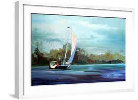 Sailboat-Carol Hallock-Framed Art Print