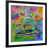 Sailboat-Pol Ledent-Framed Art Print