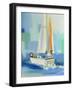 Sailboat-Jenny Westenhofer-Framed Art Print