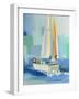 Sailboat-Jenny Westenhofer-Framed Art Print