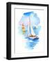 Sailboats, 2017-John Keeling-Framed Giclee Print