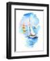 Sailboats, 2017-John Keeling-Framed Giclee Print