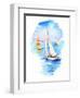 Sailboats, 2017-John Keeling-Framed Giclee Print