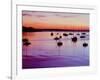 Sailboats Anchored in a Harbor-Cindy Kassab-Framed Photographic Print