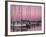 Sailboats at Dusk, Chesapeake Bay, Virginia, USA-Charles Gurche-Framed Photographic Print