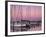 Sailboats at Dusk, Chesapeake Bay, Virginia, USA-Charles Gurche-Framed Photographic Print