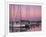 Sailboats at Dusk, Chesapeake Bay, Virginia, USA-Charles Gurche-Framed Photographic Print