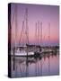 Sailboats at Dusk, Chesapeake Bay, Virginia, USA-Charles Gurche-Stretched Canvas