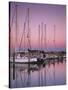 Sailboats at Dusk, Chesapeake Bay, Virginia, USA-Charles Gurche-Stretched Canvas