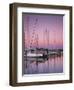 Sailboats at Dusk, Chesapeake Bay, Virginia, USA-Charles Gurche-Framed Photographic Print