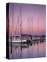 Sailboats at Dusk, Chesapeake Bay, Virginia, USA-Charles Gurche-Stretched Canvas