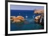 Sailboats at Scorpion Cove, Santa Cruz Island, Channel Islands National Park, California-Russ Bishop-Framed Premium Photographic Print