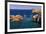 Sailboats at Scorpion Cove, Santa Cruz Island, Channel Islands National Park, California-Russ Bishop-Framed Premium Photographic Print