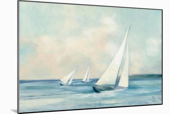 Sailboats at Sunrise-Julia Purinton-Mounted Art Print