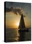 Sailboats at Sunset, Key West, Florida, United States of America, North America-Robert Harding-Stretched Canvas