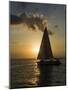 Sailboats at Sunset, Key West, Florida, United States of America, North America-Robert Harding-Mounted Photographic Print