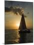 Sailboats at Sunset, Key West, Florida, United States of America, North America-Robert Harding-Mounted Photographic Print