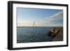 Sailboats Coming Into Harbor-Anthony Paladino-Framed Giclee Print