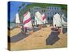 Sailboats, Costa Brava, 1999-Andrew Macara-Stretched Canvas
