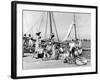 Sailboats Docked at Eleuthera, Bahamas, C.1955-null-Framed Photographic Print