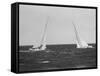 Sailboats During the America's Cup Trials-null-Framed Stretched Canvas