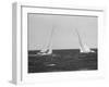 Sailboats During the America's Cup Trials-null-Framed Photographic Print