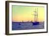 Sailboats - East River - Manhattan - New York - United States-Philippe Hugonnard-Framed Photographic Print