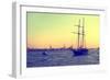 Sailboats - East River - Manhattan - New York - United States-Philippe Hugonnard-Framed Photographic Print