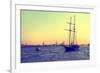 Sailboats - East River - Manhattan - New York - United States-Philippe Hugonnard-Framed Photographic Print