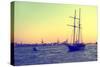 Sailboats - East River - Manhattan - New York - United States-Philippe Hugonnard-Stretched Canvas