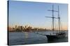 Sailboats - East River - Sunset - Manhattan - New York - United States-Philippe Hugonnard-Stretched Canvas