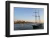 Sailboats - East River - Sunset - Manhattan - New York - United States-Philippe Hugonnard-Framed Photographic Print