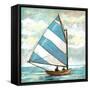 Sailboats I-Gregory Gorham-Framed Stretched Canvas