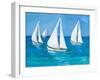 Sailboats I-Julie DeRice-Framed Art Print
