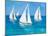 Sailboats I-Julie DeRice-Mounted Art Print