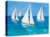 Sailboats I-Julie DeRice-Stretched Canvas