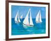 Sailboats I-Julie DeRice-Framed Art Print