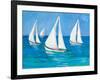 Sailboats I-Julie DeRice-Framed Art Print