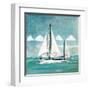 Sailboats II-Gregory Gorham-Framed Art Print