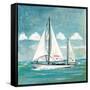 Sailboats II-Gregory Gorham-Framed Stretched Canvas