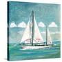 Sailboats II-Gregory Gorham-Stretched Canvas