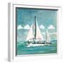 Sailboats II-Gregory Gorham-Framed Art Print